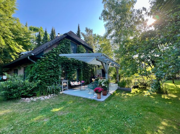 Terrassenüberdachung mit Glas